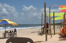 A praia de Pratigi e os arredores - Estado de Bahia