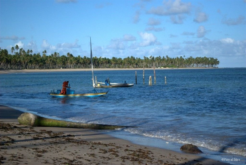 Fotografias do vilarejo e das praias de São Miguel dos Milagres