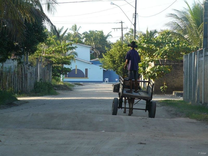 Foto da pequena cidade Canavieiras - Estado de Bahia