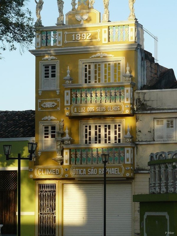 Foto da pequena cidade Canavieiras - Estado de Bahia