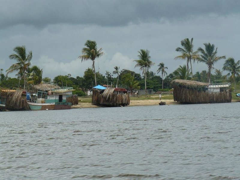 Foto do porto dos pescadores de Canavieiras - Estado de Bahia