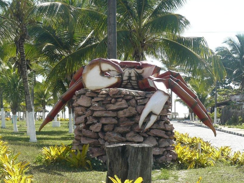 Foto da pequena cidade Canavieiras - Estado de Bahia