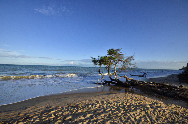 Fotografia das praias de Cumuruxatiba - Estado de Bahia