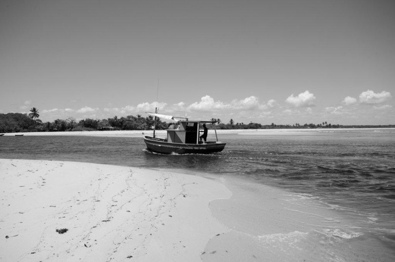 Fotografia das praias de Cumuruxatiba - Estado de Bahia