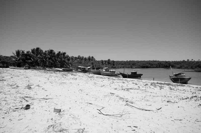 Fotografia das praias de Cumuruxatiba - Estado de Bahia