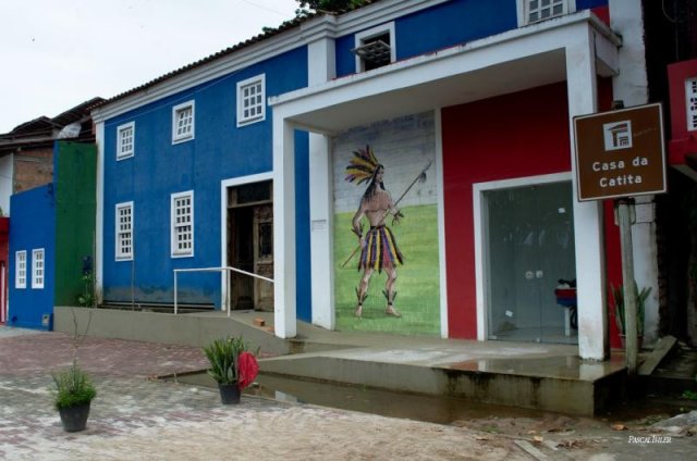 Fotografia de Itacaré avec le fleuve Rio de Contas et l'océan