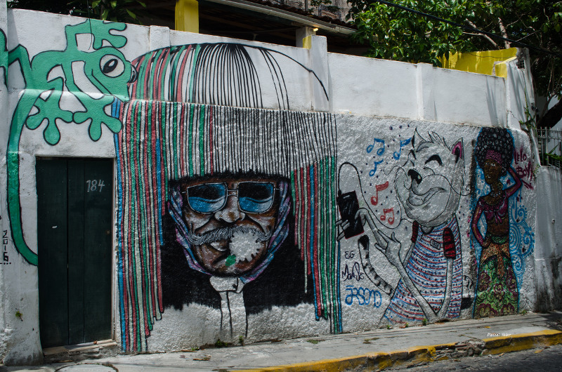 Fotografias da cidade Olinda no estado de Pernambuco no Brasil