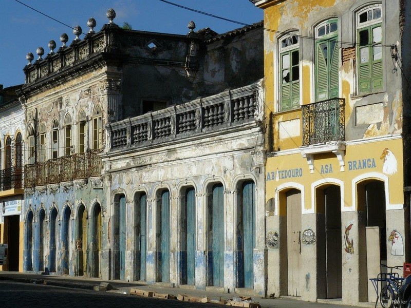 Fotografia da pequena cidade Cachoeira - Estado de Bahia