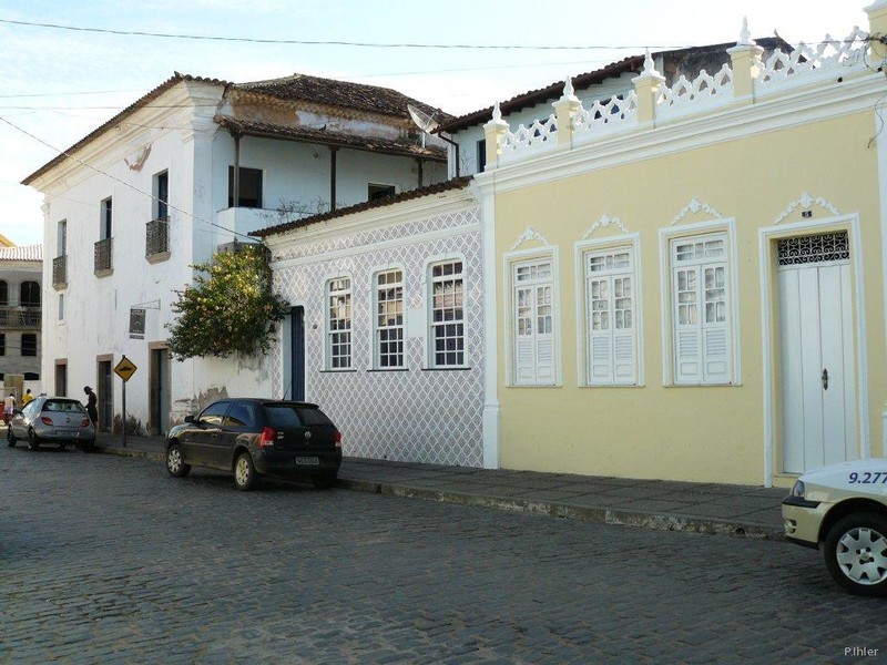 Fotografia da pequena cidade Cachoeira - Estado de Bahia