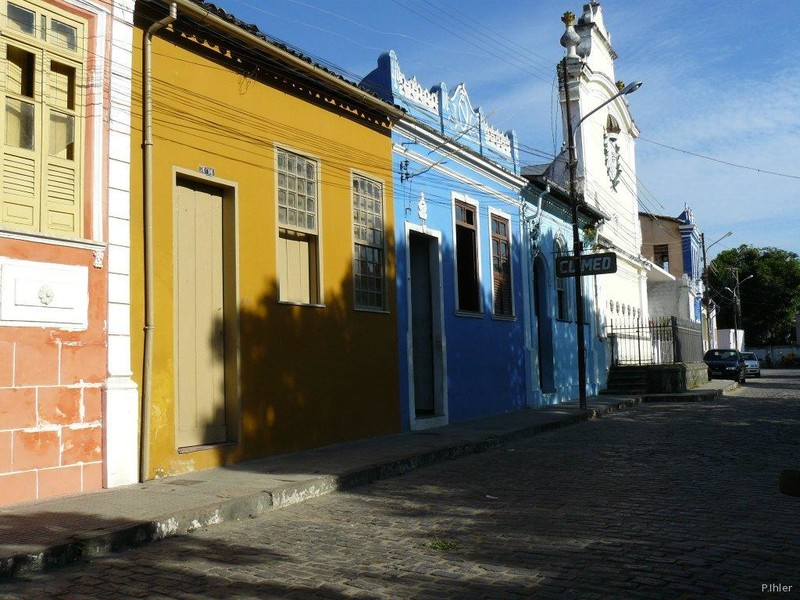 Fotografia da pequena cidade Cachoeira - Estado de Bahia