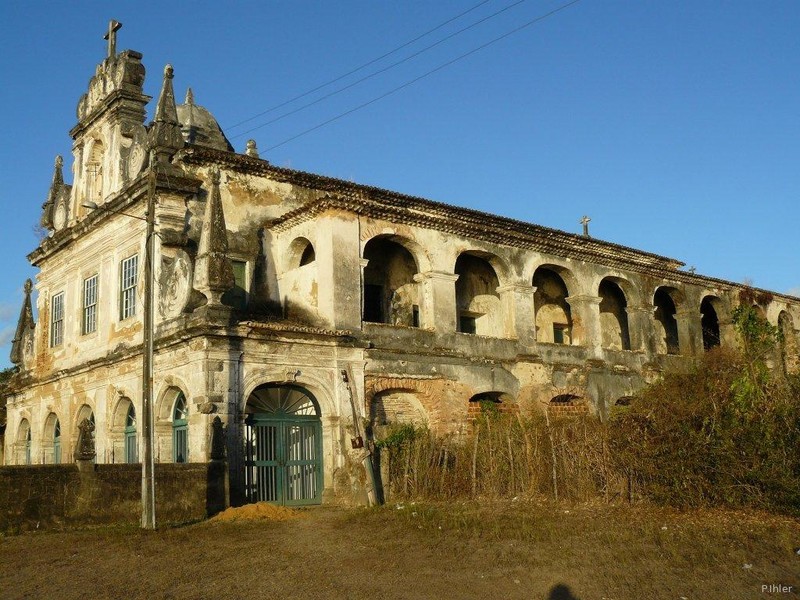 Fotografia da pequena cidade Cachoeira - Estado de Bahia